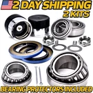 (2KITS) Trailer Wheel Rebuild With 1.25" & 1.75" Inch Bearings W/protectors!. Fixed Price $59.99.