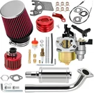 212CC Racing Carburetor Exhaust Header Muffler Stage Kit For Predator A-red. Fixed Price $80.84.