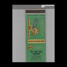 Matchbook Cover Mcculloch Chain Saws Gil-con Tool Co. Pittsburgh, Pa. Fixed Price $5.95.