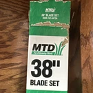 Mtd, 38", Deck Mower Blade, OEM-742-0473A. Fixed Price $19.99.
