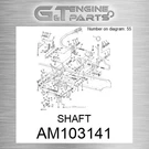 AM103141 Shaft Fits John Deere (surplus Open Box). Fixed Price $50.10.