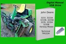 John Deere 3215A 3215B 3225B 3235A 3235B Fairway Mower Manual See Desc. Fixed Price $24.99.
