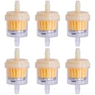 Meajoo 3/16" 5MM-6MM Gas Inline Fuel Filter, With Pcs, 3/16''. Fixed Price $9.11.