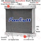 LVA16455 Row Aluminum Radiator For John Deere 1023E 1025R 1026R 2025R 2026R. Fixed Price $599.00.