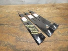 (3) 93-005 Oregon Blades Compatible With Exmark 1-323515, 1-403026, 1-403059. Fixed Price $54.99.