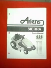 Ariens Sierra Tractor Models 1340G 1440G 1340H 1440H 1540H 1640H Parts Manual. Fixed Price $15.00.