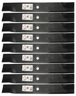 Rotary 11856 Mower Blades For Hustler 601124(X)(Y) 797696 54" Deck. Fixed Price $120.99.
