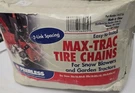 New Peerless Max-trac Tire Chains 1062756 Link Spacing Sl #1 A-1. Fixed Price $49.99.