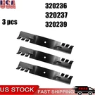 Pcs Blades For Grasshopper 52" Cut 320237 320239 320236. Fixed Price $45.99.