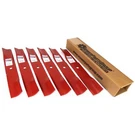 (6) Reaper 48" Hi Lift Blades For Hustler Fastrak Sport 795757 Made In Usa. Fixed Price $64.99.