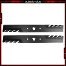 2PK Toothed Mulching Mower Blades For Craftsman 127842 134148 138497 38" Deck. Fixed Price $30.96.