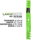 Mower Blade C-BLD-0156 Mulching "21 1/4 X 3/8 1/8 T. Fixed Price $17.98.
