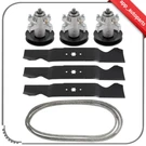 54" Rebuild Kit Blades Spindles Belt New Fits Cub Cadet 1554 Sltx 1054 Mtd. Fixed Price $107.54.