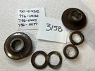 Troy-bilt / Mtd Pulley Set 750-04818, 956-04161, 736-0447, 736-0277 (#3158). Fixed Price $20.00.