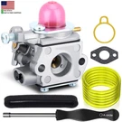 Carburetor For Mtd Murray M2500 M2510 Gas Trimmers Fuel Line Kit Free Shipping. Fixed Price $12.99.