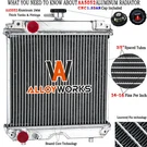 Tractor Radiator Cooler For Kubota Model B7300 6C090-58502 6C0905850. Fixed Price $229.00.