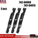 Mower Blade Fits Cub Cadet 50" Deck, 3 Set 742-04068A, 759-04047. Fixed Price $42.99.