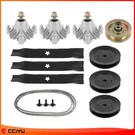 46" Deck Rebuild Kit Fits Ayp Sears Spindles Belt Blades Pulleys. Fixed Price $96.69.