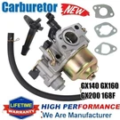 Carburetor For Honda GX160 GX200 5.5HP 6.5HP 16100-ZH8-W61 W/ Choke Lever. Fixed Price $8.10.