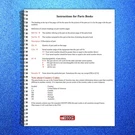 Kubota T1600H Parts Manual - Steel Wire Bound Protective Covers. Fixed Price $25.81.