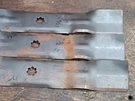 John Deere Steel Mower Blades Set Of 3, Fits GX21784, Black, 17". Fixed Price $30.00.