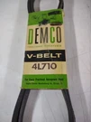 4L710 Demco Dayton Electric Industrial & Lawn Mower V-belt 1/2" X 71" Usa Nos. Fixed Price $8.97.