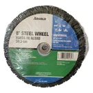 New Arnold 490-322-0004 8" X 1.75" Steel Lawn Mower Wheel 4511911. Fixed Price $12.99.