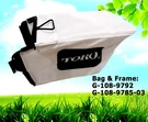 Genuine Toro 108-9785-03 & 108-9792 Bag Frame 22" Recycler. Fixed Price $157.99.