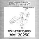 AM130250 Connecting Rod Fits John Deere (surplus Open Box). Fixed Price $76.42.