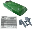 Upper Hood With Service Decal Replaces AM128986 Fits John Deere 415 425 455 445. Fixed Price $114.99.