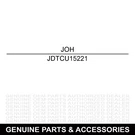 John Deere TCU15221 Pad. Fixed Price $16.95.