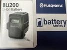 Husqvarna BLI200 Cordless Powertools 5AH Battery. Fixed Price $180.00.