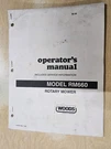 One Woods- Model RM660 Rotary Mower, Operator's Manual & Service Info. 7/1993. Fixed Price $19.56.