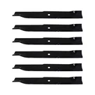 (6) 6180 Rotary Blades Compatible With Hustler 793794, 794685. Fixed Price $87.99.