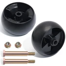 Cheemuii 734-04155 Mower Deck Wheels Kit Pack 5" 5INCH-2PCS, BLACK-2. Fixed Price $28.84.