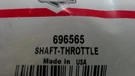 Briggs & Stratton 696565 Throttle Shaft. Fixed Price $18.99.