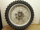2005 Husqvarna TC450 Rear Wheel Takasago Rim With Goldentyre. Fixed Price $249.99.