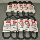 (10) Dayton A54 V-belts 3X700, 56" Length, 1/2" 5/16", Ribs, Black Rubber. Fixed Price $69.95.