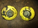 John Deere 110 112 140 210 Front Wheel Retainers / Bolts Caps M46196 19H1731. Fixed Price $12.00.