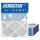 14X20X1 Merv 6 Air Filter, Count, Actual Size (13.50 19.50 0.75), Hvac,. Fixed Price $56.39.