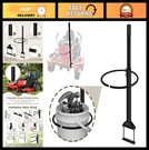Zero Turn Mower Handle Kit - 5 Gallon Bucket Holder For Lawn Care & Yard Cleanin. Fixed Price $42.99.