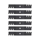 (6) 12121 Rotary Blades Compatible With Ayp 187254,187255, 187256, 532187255. Fixed Price $90.99.