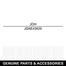 John Deere AE43629 Hose Clamp Turbo Wide Trim Terraincut WF1620 WF1600. Fixed Price $17.95.