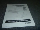 Woods RB60 RB72 RB84 Rear Blade Owner Operator Manual User Guide PN-55120 Xz. Fixed Price $45.35.