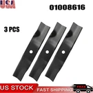 3 Lawn Mower Blades Cub Cadet 44" Cut 01008616 02005020 Z-force High Lift. Fixed Price $44.99.