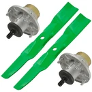 Caltric Spindles W/ Blades For John Deere X330 X350 X354 X370 Tractor 42 Deck. Fixed Price $153.83.