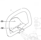 Echo Genuine C400000533 Front Handle HC-2020 HC-152. Fixed Price $38.95.
