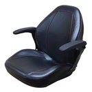 High Back Lawn Mower Seat W/ Armrests Black Cub Cadet, Dixie Chopper, Dixon. Fixed Price $188.99.