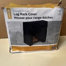 Classic Accessories 4 Ft. Black Firewood/log Rack Cover - Small Open Box. Fixed Price $29.00.