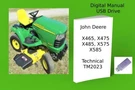 John Deere X465 X475 X485 X575 X585 Garden Tractor Technical Manual See Desc.. Fixed Price $24.99.
